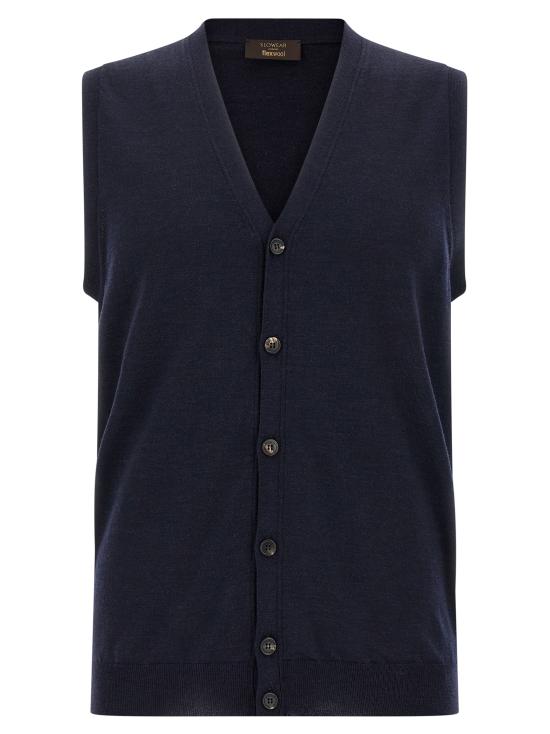 25FW 자노네 니트 베스트 811946Z0290N0936 Blue