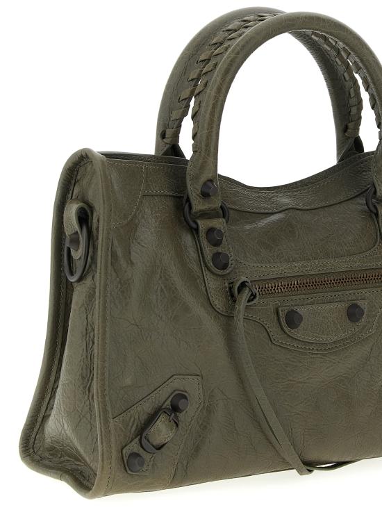 26SS 발렌시아가 르 시티 스몰 백 볼케닉 락 8114422ABEK3258 Green - BALENCIAGA