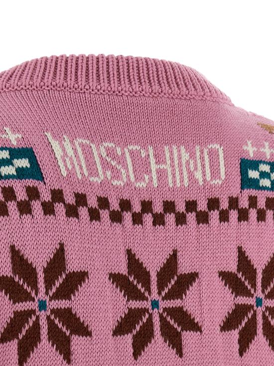 25FW 모스키노 가디건 A091654051210 Pink - MOSCHINO