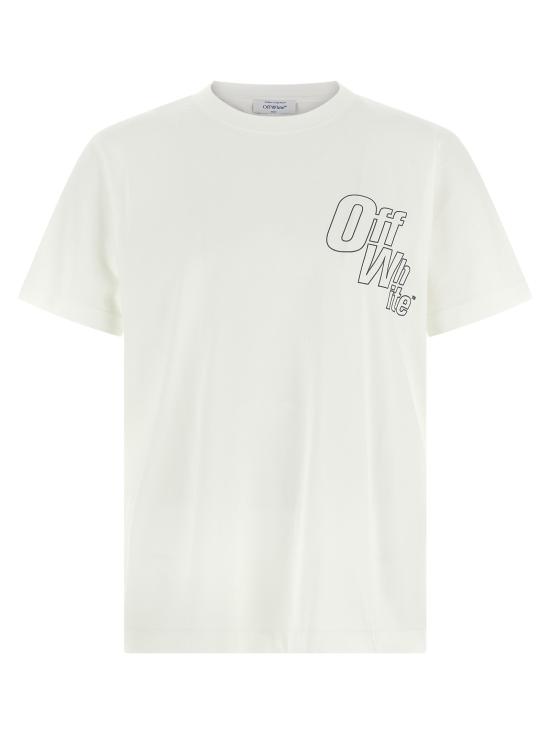 26SS 오프화이트 반팔 티셔츠 OMAA027F25JER00901100110 White