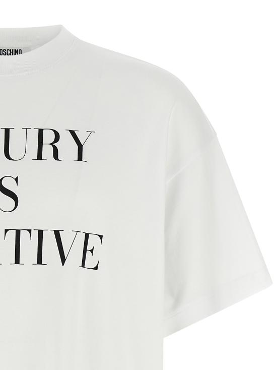 25FW 모스키노 탑 A070154421001 White - MOSCHINO