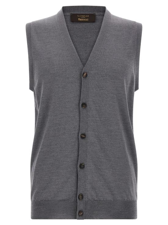 25FW 자노네 니트 베스트 811946Z0290N7284 Gray