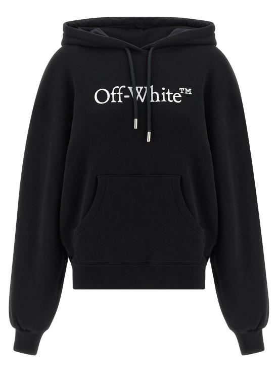 25FW 오프화이트 긴팔 티셔츠 OWBB058C99FLE00110011001 White Black