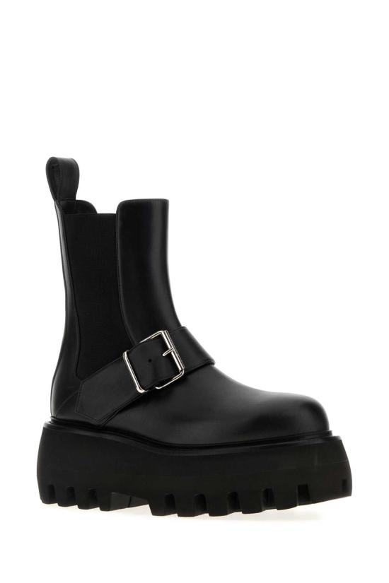 25FW 알렉산더 맥퀸 부츠 847956WHAEX 1000 BLACK - ALEXANDER MCQUEEN