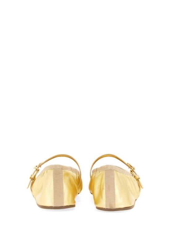 돌체앤가바나 Nappa mordore 플랫 슈즈 CB0222 A101680997 Gold - DOLCE & GABBANA