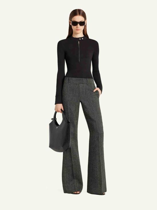 25FW 쿠레쥬 스트레이트 팬츠 325CPA425WO0144 9901HERITAGEWHITE MILITARY GREEN - COURREGES