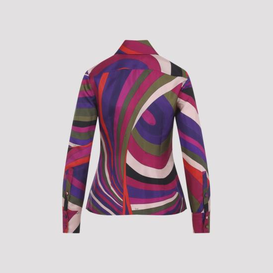 25FW 에밀리오푸치 블라우스 5URJ27 5U751 011 MULTICOLOUR - EMILIO PUCCI