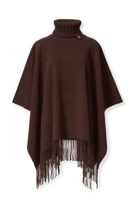 25FW 파비아나 필리피 케이프 SAD215A8021269 EBANO EBONY