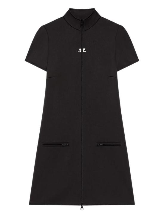 25FW 쿠레쥬 미디 원피스 325JRO686JS0250 9999 Black