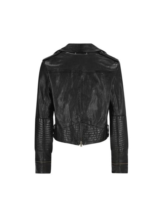 25SS 골든구스 바이커 자켓 GWP02137P00119590100 P25 Black - GOLDEN GOOSE