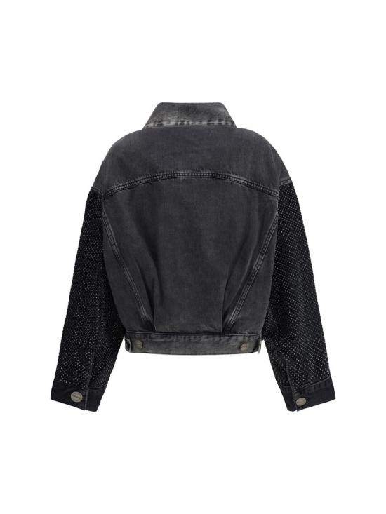 25FW 핑코 데님 자켓 104644A2W4 PJ9 GREY - PINKO