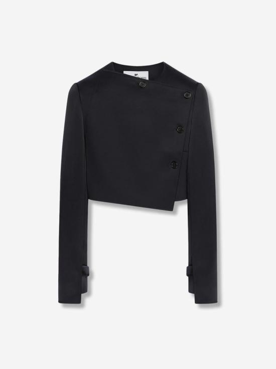 25FW 쿠레쥬 자켓 425CVE138TA0007 9999BLACK Black