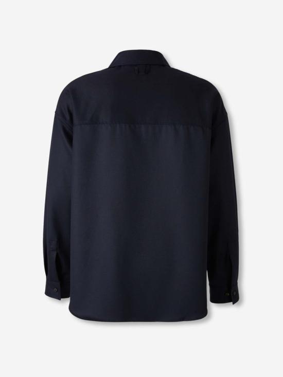 25FW 자크뮈스 긴팔 셔츠 25HSHM00537AW00631 380NAVY MIDNIGHT BLUE - JACQUEMUS