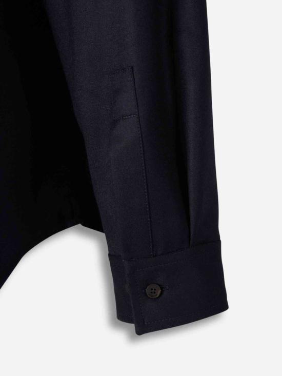 25FW 자크뮈스 긴팔 셔츠 25HSHM00537AW00631 380NAVY MIDNIGHT BLUE - JACQUEMUS