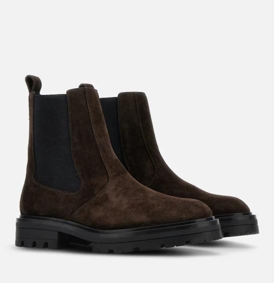 25FW 호간 부츠 HXM6730FM60BYES808S808 BROWN - HOGAN