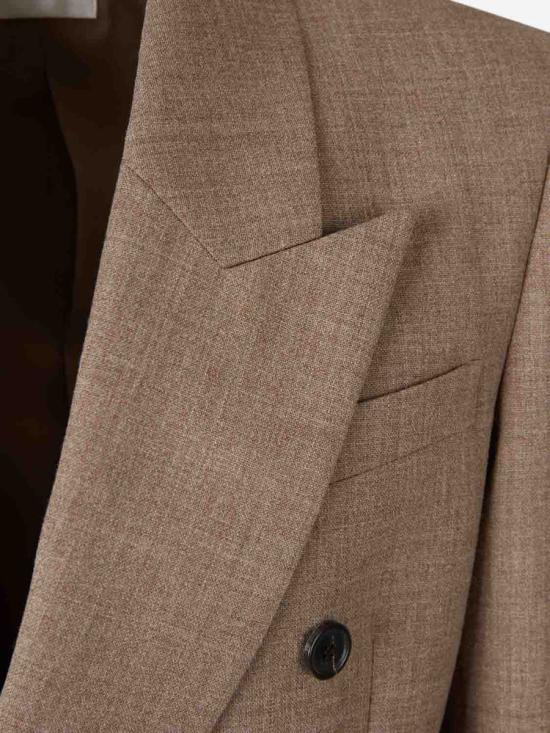 25FW 생로랑 울 자켓  835102Y5K32 2656BEIGE CHINE Beige - SAINT LAURENT