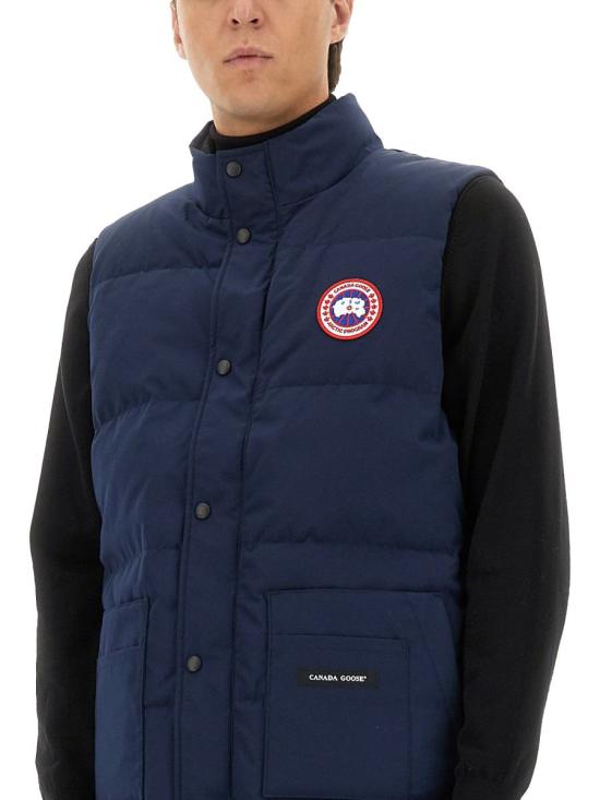 25FW 캐나다구스 프리스타일 크루 베스트 블랙 라벨 4159M 9063 BLUE - CANADA GOOSE