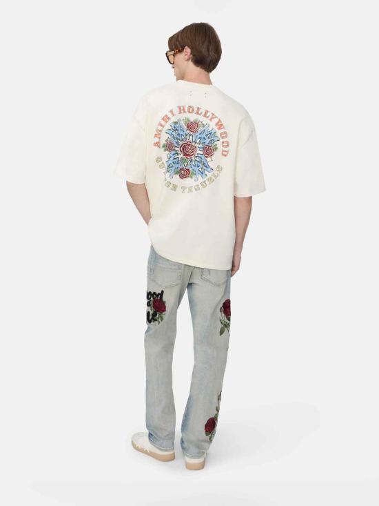 25FW 아미리 반팔 티셔츠 AMJYTE1263 IVORY Beige - AMIRI