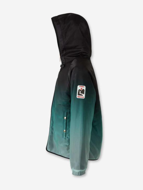 25FW 카사블랑카 자켓 MPF25JK394 01GRADIENT TURQUOISE BLUE - CASABLANCA