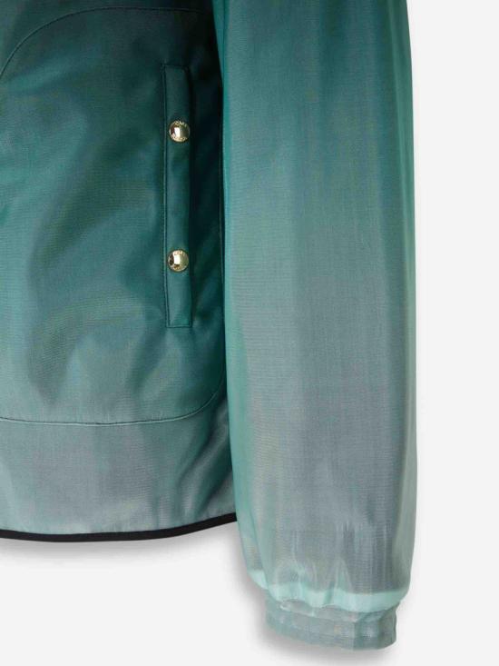 25FW 카사블랑카 자켓 MPF25JK394 01GRADIENT TURQUOISE BLUE - CASABLANCA