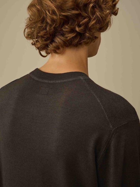 25FW 씨피 컴퍼니 스웨터 19CMKN024A003247F 978DARK SHADOW Grey - C.P. COMPANY