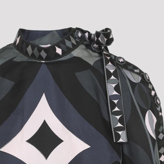 25FW 에밀리오푸치 미디 원피스 5URG20 5U881 023 Black - EMILIO PUCCI