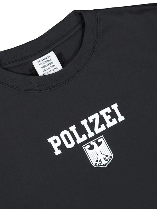 25FW 베트멍 반팔 티셔츠 MH76TR340B 62158 WASHED BLACK Black - VETEMENTS