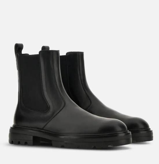 25FW 호간 부츠 HXM6730FM60KXTB999B999 Black - HOGAN