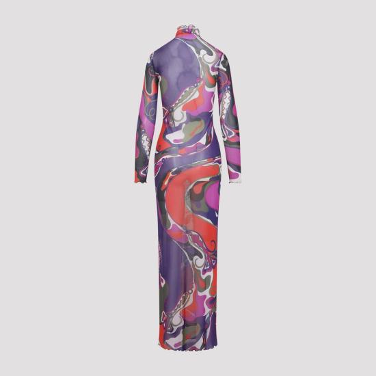 25FW 에밀리오푸치 롱 원피스 5UJI26 5U839 017 MULTICOLOUR - EMILIO PUCCI
