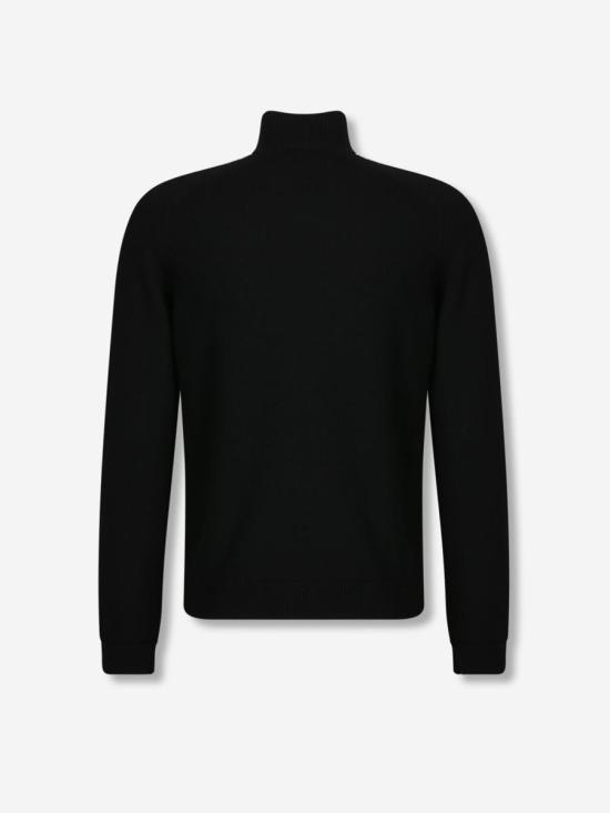 25FW 카사블랑카 스웨터 MPF25KW1003 01MERINO BLACK NAVY BLUE - CASABLANCA