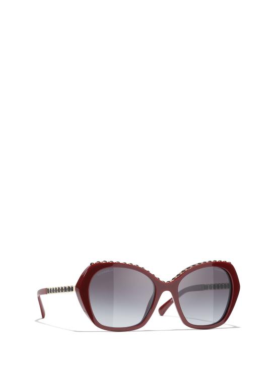 26FW 샤넬 선글라스 CH5547Q 1792S6 BURGUNDY - CHANEL