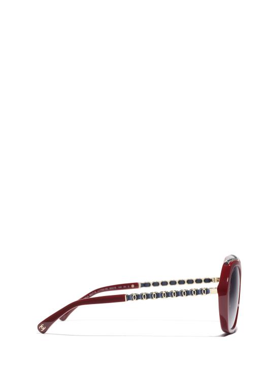 26FW 샤넬 선글라스 CH5547Q 1792S6 BURGUNDY - CHANEL