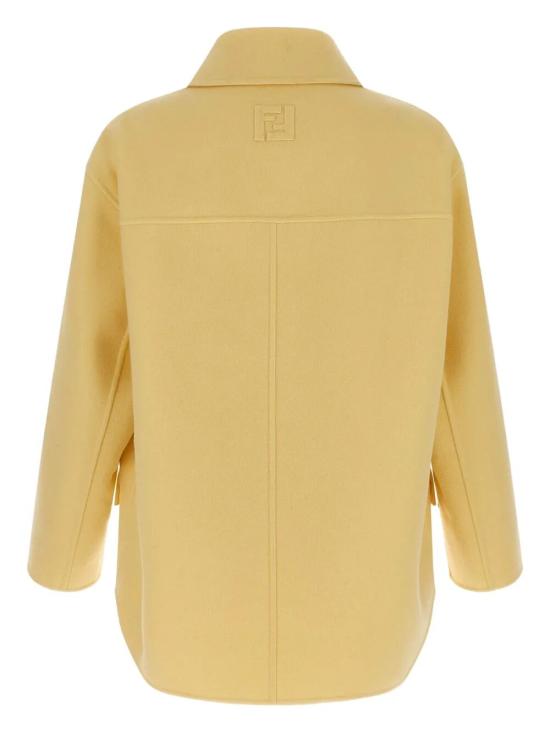 25FW 펜디 코트 FW1415 AOYA F0QJ6 CREMA - FENDI