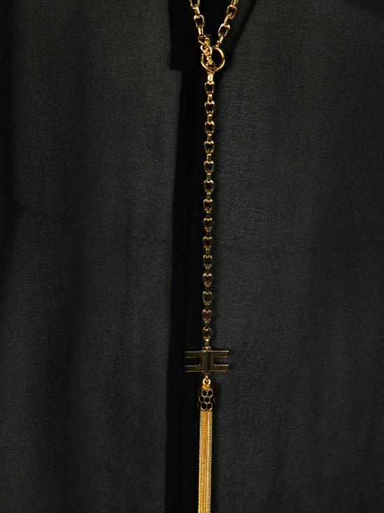 25FW 엘리자베타프랜치 블라우스 CA13357E2 110 NERO - ELISABETTA FRANCHI