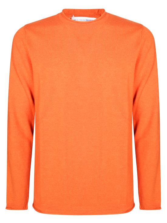 25FW 꼼데가르송 라운드 넥 울 스웨터 FPN007W25