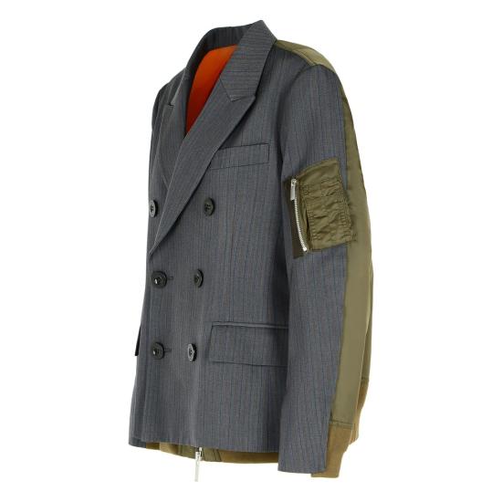 25FW 사카이 봄버 자켓 25 08119 342 GREY GREEN - SACAI