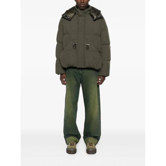 25FW 사카이 숏패딩 25 03850M 501 GREEN - SACAI