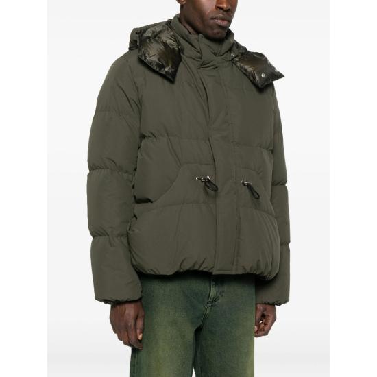 25FW 사카이 숏패딩 25 03850M 501 GREEN - SACAI