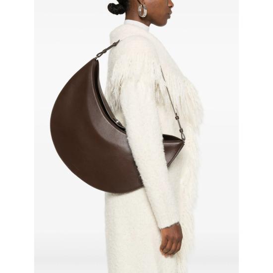 25FW 자크뮈스 오발로 숄더백 BAW00437 AC18A08 890 BROWN - JACQUEMUS