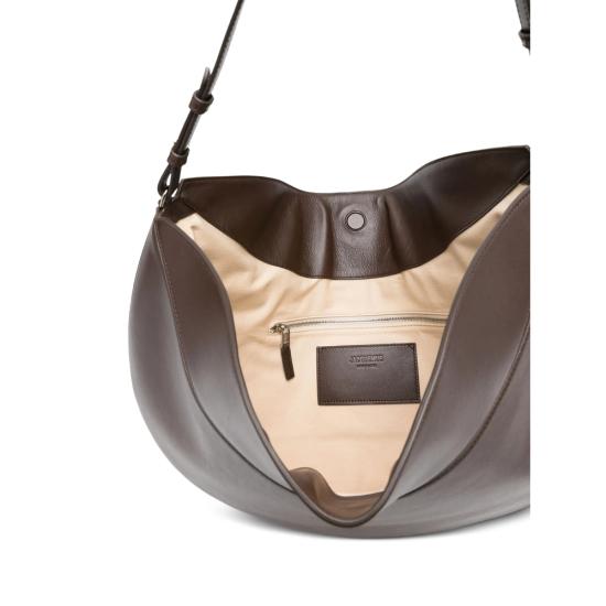 25FW 자크뮈스 오발로 숄더백 BAW00437 AC18A08 890 BROWN - JACQUEMUS