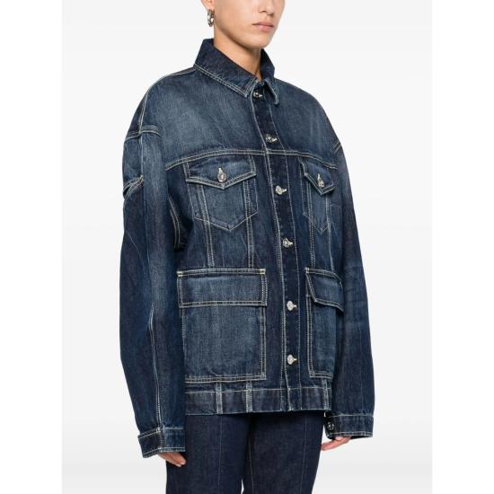 25FW 장 폴 고티에 데님 자켓 JA018 D024 83 BLUE - JEAN PAUL GAULTIER