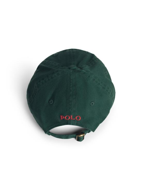 25FW 폴로 랄프로렌 포니 자수 치노 볼캡 포니 로고 자수  211912843010 Green - POLO RALPH LAUREN