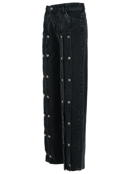 25FW 로테이트 데님 팬츠 114587D04 Black - ROTATE