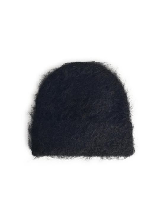 25FW 세퍼 비니 FW23FUZZYBEANIEBLABLACK ALPACA Black - SEFR