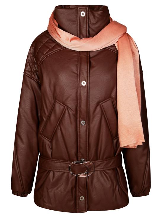 25FW 마벨 패딩 AFW1002 TELEC01 MOMOU MARRONE