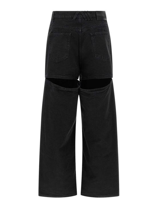  디 아티코 스트레이트 팬츠 251WCP00277100 Black - THE ATTICO