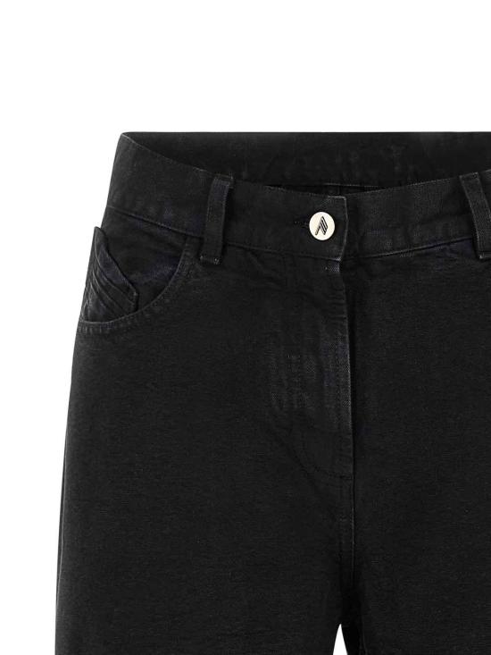  디 아티코 스트레이트 팬츠 251WCP00277100 Black - THE ATTICO