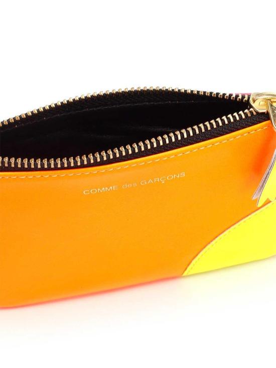  꼼데가르송 클래식 레더 라인 파우치 SA8100SFLOPORANGEPINK Orange - COMME DES GARCONS