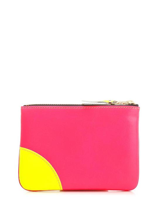  꼼데가르송 클래식 레더 라인 파우치 SA8100SFLOPORANGEPINK Orange - COMME DES GARCONS