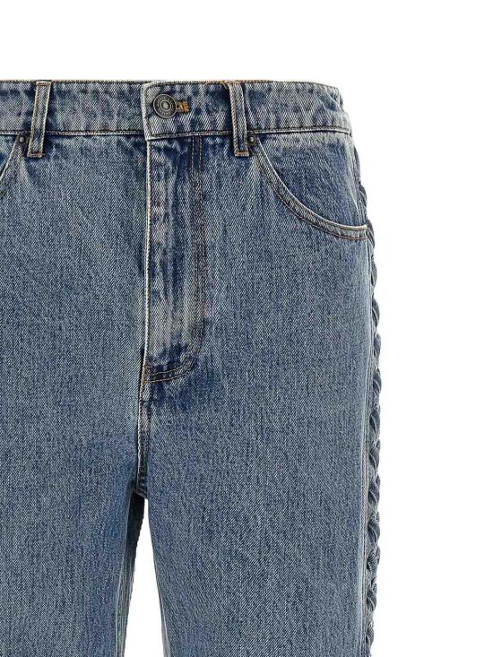 25FW 로테이트 바이 크리스텐슨 스트레이트 팬츠 11459530543054 Blue - ROTATE BY BIRGERCHRISTENSEN